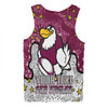 Manly Warringah Sea Eagles Men Singlet - Team With Dot And Star Patterns For Tough Fan Men Singlet