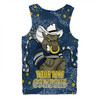 North Queensland Cowboys Custom Men Singlet - Team With Dot And Star Patterns For Tough Fan Men Singlet