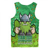 Canberra Raiders Custom Men Singlet - Team With Dot And Star Patterns For Tough Fan Men Singlet