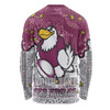 Manly Warringah Sea Eagles Long Sleeve T-shirt - Team With Dot And Star Patterns For Tough Fan Long Sleeve T-shirt