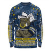 North Queensland Cowboys Custom Long Sleeve T-shirt - Team With Dot And Star Patterns For Tough Fan Long Sleeve T-shirt