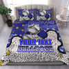 Canterbury-Bankstown Bulldogs Custom Bedding Set - Team With Dot And Star Patterns For Tough Fan Bedding Set