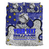 Canterbury-Bankstown Bulldogs Custom Bedding Set - Team With Dot And Star Patterns For Tough Fan Bedding Set