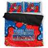 Newcastle Knights Custom Bedding Set - Team With Dot And Star Patterns For Tough Fan Bedding Set