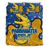 Parramatta Eels Custom Bedding Set - Team With Dot And Star Patterns For Tough Fan Bedding Set