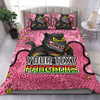 Penrith Panthers Custom Bedding Set - Team With Dot And Star Patterns For Tough Fan Bedding Set