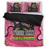 Penrith Panthers Custom Bedding Set - Team With Dot And Star Patterns For Tough Fan Bedding Set