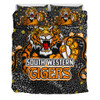 Wests Tigers Custom Bedding Set - Team With Dot And Star Patterns For Tough Fan Bedding Set