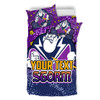 Melbourne Storm Custom Bedding Set - Team With Dot And Star Patterns For Tough Fan Bedding Set