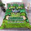 Canberra Raiders Custom Bedding Set - Team With Dot And Star Patterns For Tough Fan Bedding Set