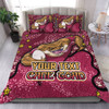 Queensland Cane Toads Custom Bedding Set - Team With Dot And Star Patterns For Tough Fan Bedding Set