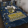 North Queensland Cowboys Custom Quilt Bed Set - Team With Dot And Star Patterns For Tough Fan Quilt Bed Set