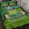 Canberra Raiders Custom Quilt Bed Set - Team With Dot And Star Patterns For Tough Fan Quilt Bed Set