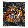 Wests Tigers Custom Quilt - Team With Dot And Star Patterns For Tough Fan Quilt