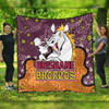 Brisbane Broncos Custom Quilt - Team With Dot And Star Patterns For Tough Fan Quilt