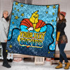 Gold Coast Titans Custom Quilt - Team With Dot And Star Patterns For Tough Fan Quilt