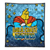 Gold Coast Titans Custom Quilt - Team With Dot And Star Patterns For Tough Fan Quilt