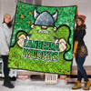 Canberra Raiders Custom Quilt - Team With Dot And Star Patterns For Tough Fan Quilt