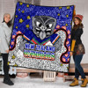 New Zealand Warriors Custom Quilt - Team With Dot And Star Patterns For Tough Fan Quilt