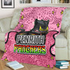 Penrith Panthers Custom Blanket - Team With Dot And Star Patterns For Tough Fan Blanket