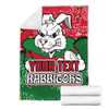 South Sydney Rabbitohs Blanket - Team With Dot And Star Patterns For Tough Fan Blanket