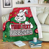 South Sydney Rabbitohs Blanket - Team With Dot And Star Patterns For Tough Fan Blanket