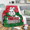 South Sydney Rabbitohs Blanket - Team With Dot And Star Patterns For Tough Fan Blanket