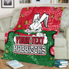 South Sydney Rabbitohs Blanket - Team With Dot And Star Patterns For Tough Fan Blanket