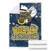 North Queensland Cowboys Custom Blanket - Team With Dot And Star Patterns For Tough Fan Blanket