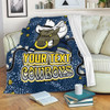 North Queensland Cowboys Custom Blanket - Team With Dot And Star Patterns For Tough Fan Blanket