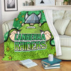 Canberra Raiders Custom Blanket - Team With Dot And Star Patterns For Tough Fan Blanket