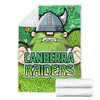 Canberra Raiders Custom Blanket - Team With Dot And Star Patterns For Tough Fan Blanket