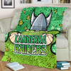Canberra Raiders Custom Blanket - Team With Dot And Star Patterns For Tough Fan Blanket