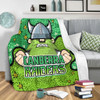 Canberra Raiders Custom Blanket - Team With Dot And Star Patterns For Tough Fan Blanket