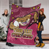 Queensland Cane Toads Custom Blanket - Team With Dot And Star Patterns For Tough Fan Blanket