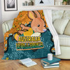 Australia Wallabies Custom Blanket - Team With Dot And Star Patterns For Tough Fan Blanket