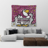 Manly Warringah Sea Eagles Tapestry - Team With Dot And Star Patterns For Tough Fan Tapestry