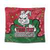 South Sydney Rabbitohs Tapestry - Team With Dot And Star Patterns For Tough Fan Tapestry