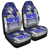 Canterbury-Bankstown Bulldogs Custom Car Seat Cover - Team With Dot And Star Patterns For Tough Fan Car Seat Cover