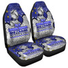 Canterbury-Bankstown Bulldogs Custom Car Seat Cover - Team With Dot And Star Patterns For Tough Fan Car Seat Cover