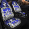 Canterbury-Bankstown Bulldogs Custom Car Seat Cover - Team With Dot And Star Patterns For Tough Fan Car Seat Cover