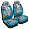 Cronulla-Sutherland Sharks Custom Car Seat Cover - Team With Dot And Star Patterns For Tough Fan Car Seat Cover