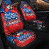 Newcastle Knights Custom Car Seat Cover - Team With Dot And Star Patterns For Tough Fan Car Seat Cover
