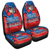 Newcastle Knights Custom Car Seat Cover - Team With Dot And Star Patterns For Tough Fan Car Seat Cover