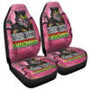 Penrith Panthers Custom Car Seat Cover - Team With Dot And Star Patterns For Tough Fan Car Seat Cover
