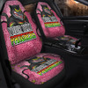 Penrith Panthers Custom Car Seat Cover - Team With Dot And Star Patterns For Tough Fan Car Seat Cover