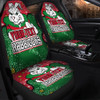 South Sydney Rabbitohs Car Seat Cover - Team With Dot And Star Patterns For Tough Fan Car Seat Cover