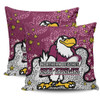Manly Warringah Sea Eagles Pillow Cases - Team With Dot And Star Patterns For Tough Fan Pillow Cases
