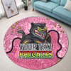 Penrith Panthers Custom Round Rug - Team With Dot And Star Patterns For Tough Fan Round Rug