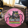 Penrith Panthers Custom Round Rug - Team With Dot And Star Patterns For Tough Fan Round Rug